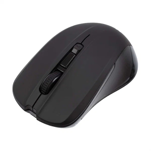 Мышь беспроводная HIPER HOMW-101-BT черный, 1600 dpi, радиоканал, USB, кнопки - 4