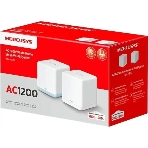 Mesh Wi-Fi система Mercusys Halo H32G(2-pack) AC1200, до 300 Мбит/с на 2,4 ГГц + до 867 Мбит/с на 5 ГГц, комплект 2 шт