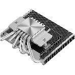 Кулер для процессора PCCooler RC600-67 (125W, 4-pin PWM, 67.5mm, Al, 4x6mm, 1x120мм, 62.5CFM, 32.5dBA, 2300RPM, S: 1851/1700/1200/115X, AM5/AM4, черный)