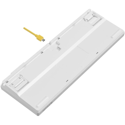 Клавиатура проводная A4Tech Bloody S87 Energy (S87 USB ENERGY WHITE) USB белый/желтый