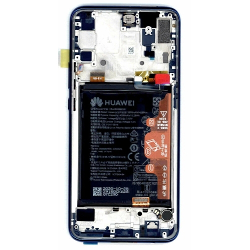 Дисплей для Huawei Honor 9X Pro в сборе с тачскрином, панелью и аккумулятором (SP 02353HAD), синий