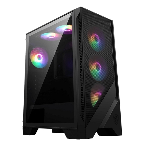 Компьютерный корпус MSI MAG FORGE 120A Mid-Tower, ATX, 2xUSB 3.2, Audio I/O, 6x120мм autoRGb Fan PWM RGb PWM Control Board, Tempered Glass Window
