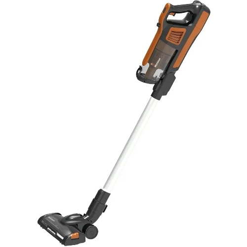 Пылесос вертикальный Blackton Bt VCA1401B оранжевый, питание от аккумулятора, 25 Вт, уборка сухая, пылесборник 0.6 л, работа от АКБ max 40 мин