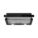 Вытяжка телескопическая HOMSair Flat 60 Glass черный, 60 см, 520 куб. м/ч, 45 дБ