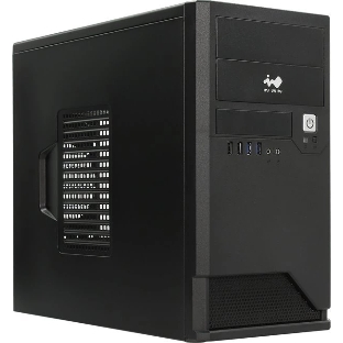 Компьютерный корпус Mini Tower InWin EMR048 черный U2.0*2+U3.0*2+A(HD) mATX (без блока питания)
