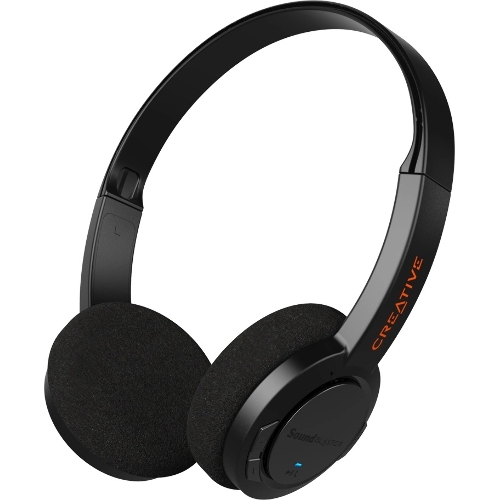 Беспроводные/проводные наушники Creative Jam V2 черный, накладные, Bluetooth + USB-C, до 22 ч