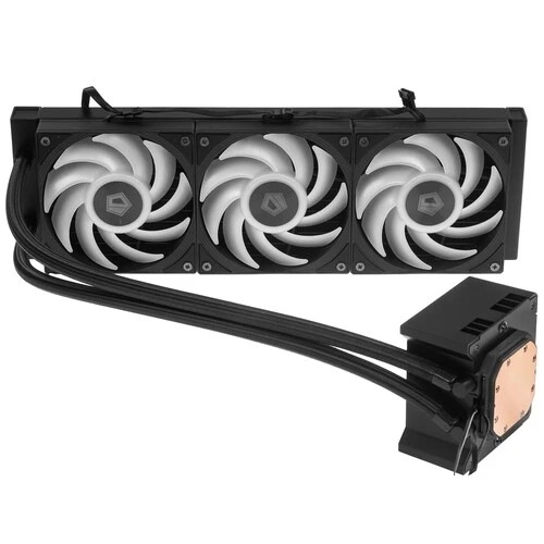 Система жидкостного охлаждения ID-Cooling Dashflow 360 XT Pro ARGb черный 120мм алюминий+медь 2150rpm 32.5db 4-pin 350W