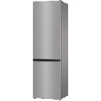 Холодильник Gorenje NRK6201ES4 серебристый двухкамерный 235/96 л морозилка снизу, No Frost