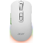 Мышь беспроводная Acer OMR311 белый, 2400 dpi, радиоканал, Bluetooth, USB, кнопки - 7