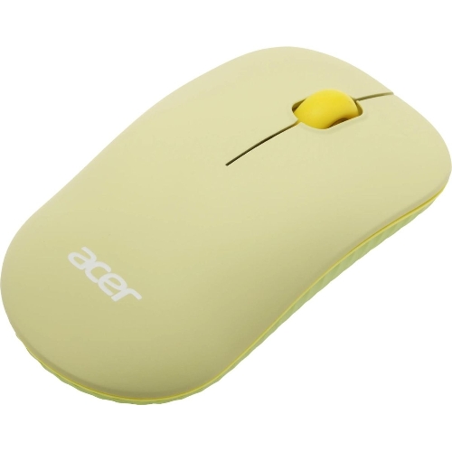 Комплект клавиатура + мышь Acer OCC205 беспроводной USB, 1200 dpi, зеленый/желтый