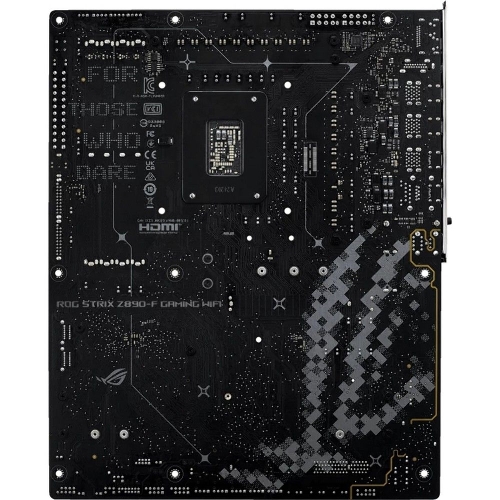 Материнская плата ASUS ROG STRIX Z890-F GAMING WIFI, LGA 1851, Intel Z890, 4xDDR5, 4xSATA, 5xM.2, 1xPCIe 5.0 x16, 1xPCIe 4.0 x4, 1xHDMI, 1xDP, 2xUSB-C, 1x 2.5Gb LAN, 4xUSB-A 3.2 Gen 1, 4xUSB-A 3.2 Gen 2, 2xUSB-A 2.0, 2xUSB-C Thunderbolt 4, 2x3.5 мм, 7.1, ATX