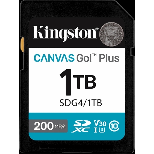 Флеш карта SDXC 1Tb Kingston SDG4/1Tb Canvas Go! Plus w/o adapter
