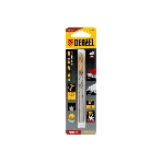 Сверло спиральное по металлу Denzel 8 x 117мм, Р6М5, Golden Tip