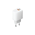 Сетевое зарядное устройство OLMIO Type-C+USB, 20W, 3A, QuickCharge3.0, PowerDelivery, белое