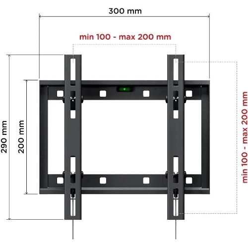 Кронштейн для телевизора Holder LCD-T2609 черный 22