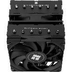 Кулер для процессора Thermalright Royal Knight 120 SE (4-pin PWM, 155мм, Ni/Cu, 6x6мм, 2x120мм, 66.17CFM/59CFM, 25.6dBA/26.1dBA, 1500RPM/1800RPM, S: 1200, 1700, 1851, 115X, AM4, AM5, silver, black)