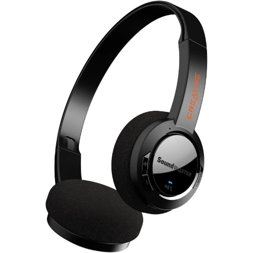 Беспроводные/проводные наушники Creative Jam V2 черный, накладные, Bluetooth + USB-C, до 22 ч