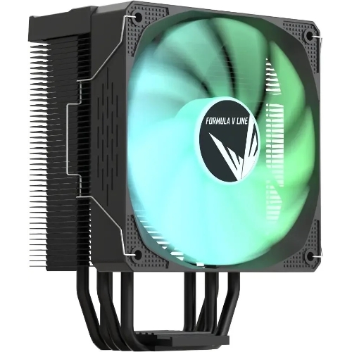 Устройство охлаждения(кулер) Formula Ice Burg ARGb Soc-AM5/AM4/1200/1700/1851 черный 4-pin 17-34dB Al+Cu 170W 552gr Ret (ICE BURG ARPW 4P BK)