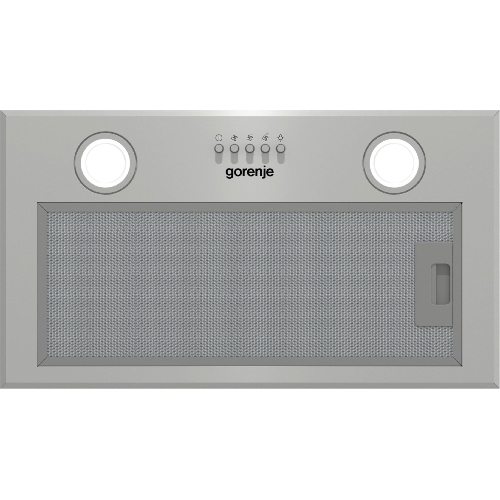 Вытяжка встраиваемая Gorenje BHI526E6X нержавеющая сталь, 52 см, 677 куб. м/ч, 61 дБ