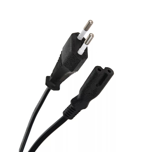 Кабель для аудио-видео техники IEC-320-C7--розетка 220V, 2-pin, 1,8м, медь, VCOM
