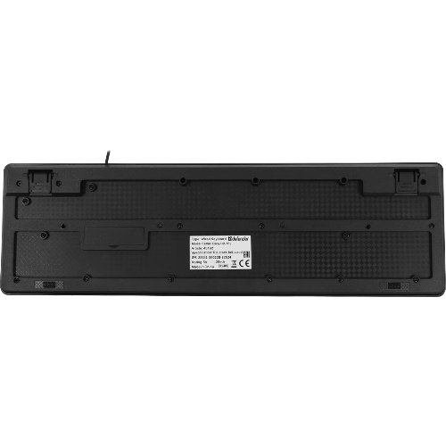 Клавиатура проводная Defender Daily HB-162, USB, черный