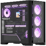 Компьютерный корпус AeroCool/Formula Air Power G8 Floe черный без БП ATX 2xUSB 3.0 1xUSB3.1 audio bott PSU