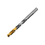 Сверло спиральное по металлу Denzel 8 x 117мм, Р6М5, Golden Tip