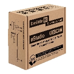 Веб-камера ExeGate eStudio EW-722 2560x1440, 30 кадр/с, USB Type-A, микрофон (2 шт, шумоподавление), автоматическая фокусировка, автоосвещение, шторка приватности, универсальное крепление