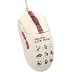 Мышь беспроводная/проводная A4Tech Bloody R72 Ultra Duo белый/красный/рисунок, 20000 dpi, USB Type-A/Type-C, радиоканал, кнопки-7