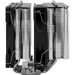 Кулер для процессора Thermalright Royal Knight 120 SE (4-pin PWM, 155мм, Ni/Cu, 6x6мм, 2x120мм, 66.17CFM/59CFM, 25.6dBA/26.1dBA, 1500RPM/1800RPM, S: 1200, 1700, 1851, 115X, AM4, AM5, silver, black)