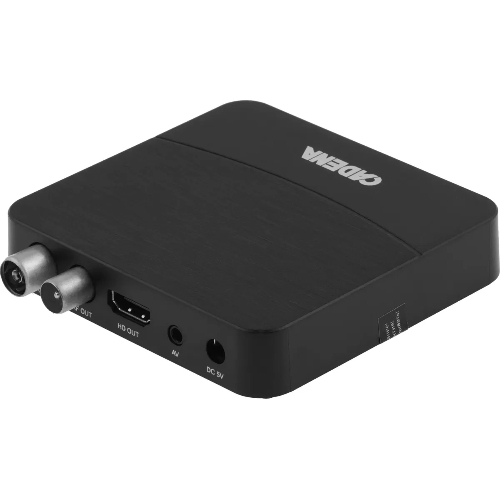 Приставка для цифрового ТВ Cadena CDT-2388S черный, DVB-T2, DVB-T, HDMI, USB 2.0