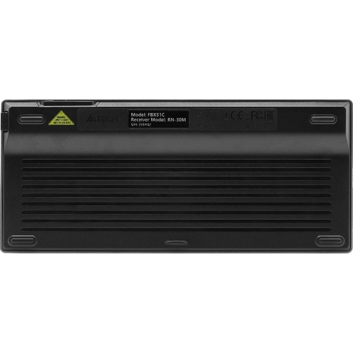 Клавиатура беспроводная A4Tech Fstyler FBX51C серый USB BT/Radio slim Multimedia