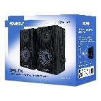 Акустическая система 2.0 SVEN SPS-576 черные (2x4W, Bluetooth, дерево)