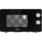 Микроволновая печь Gorenje MO20E1B черный, 20 л, 800 Вт, переключатели - поворотный механизм