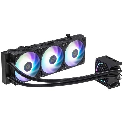 Система жидкостного охлаждения ID-Cooling Dashflow 360 XT Pro ARGb черный 120мм алюминий+медь 2150rpm 32.5db 4-pin 350W