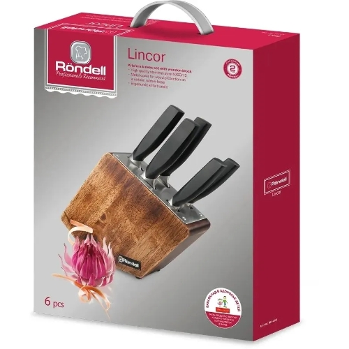 Набор ножей 6 предм. Rondell Lincor RD-482