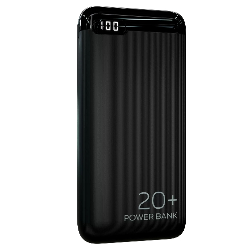 Портативный аккумулятор More choice (4620202550521) PB19-20 2USB 2.1A - 20000mAh черный