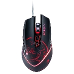 Мышь проводная Qumo Portal M39 черный, 3200 dpi, USB, кнопки - 6