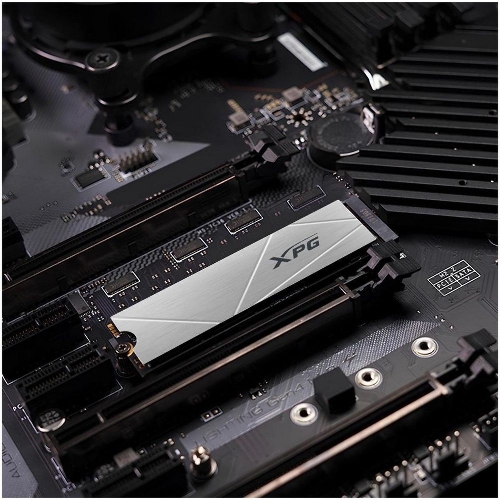 Накопитель SSD ADATA XPG GAMMIX S60, 2Tb, PCIe 4.0 x4, M.2 2280, NVMe, R/W 5000/4200, с радиатором