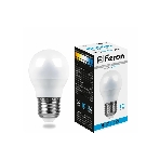 Лампа светодиодная Feron LB-95 7W 230V E27 6400K G45