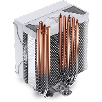 Кулер для процессора JONSBO CR-1000 V2 PRO ARGB (230W, 4-pin PWM, 157мм, Al/Cu, 6x6мм, ARGB, 1x120мм, 59.48CFM, 32.0dBA, 1500RPM, S: 1700/1200/115X, AM4/AM5 белый)