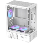 Корпус Formula Crystal Z1CM v2 белый без БП mATX 5x120мм 1xUSB3.0 audio bott PSU