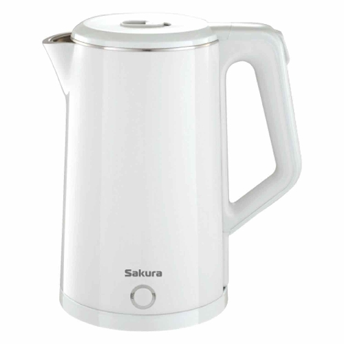 Чайник электрический Sakura SA-2150W 1.8 л, двойной корпус,бел