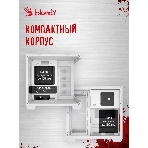 Компьютерный корпус Bloody CC-121 белый без БП mATX 7x120мм 1xUSB2.0 1xUSB3.0 audio