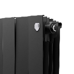 Радиатор биметаллический Royal Thermo PianoForte 300 черный - 12 секц.