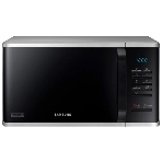Микроволновая печь Samsung MS23K3513AS/BW серебристый/черный, 23 л, 800 Вт, переключатели - кнопки