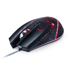Мышь проводная Qumo Portal M39 черный, 3200 dpi, USB, кнопки - 6