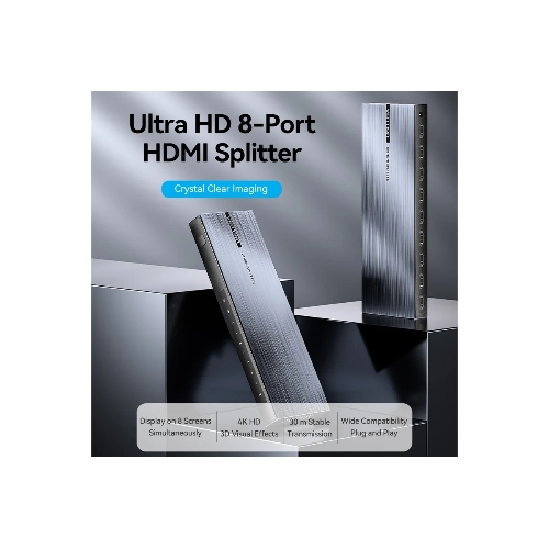 Разветвитель - сплиттер Vention HDMI 19F/8x19F на 8 мониторов