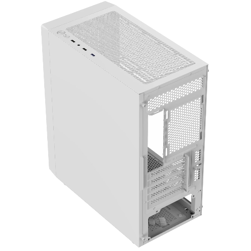 Компьютерный корпус Ocypus Gaммa C50 без БП белый (Gaммa-C50-WHG000XX-GL)