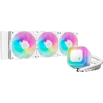 Система жидкостного охлаждения Deepcool LE360 WH V2 ARGb белый 120мм алюминий+медь 2100rpm 31.6db 4-pin 300W